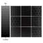 Spirit Black 11-5/8" x 11-5/8" Porcelain Mosaic Floor and Wall Tile