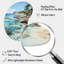 «Marotta Beach Photo Tropical Paradise III», reproduction de sculpture murale en métal de forme unique, plage côtière asymétrique-103975470