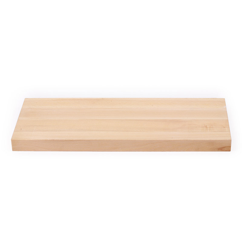 Oak Solid Wood Bracket Shelf, Beech