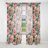 Pink And Blue Paisley Garden Dream - Bohemian Velvet Curtain - Room Darkening - 1 Panel-107563421