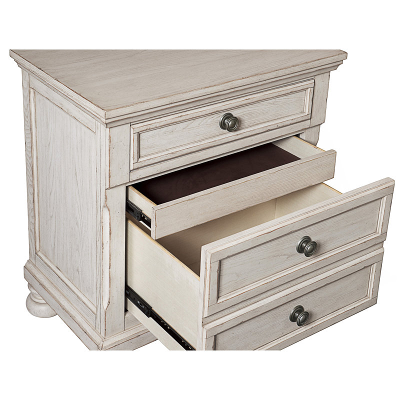Transitional Design Nightstand, End Table