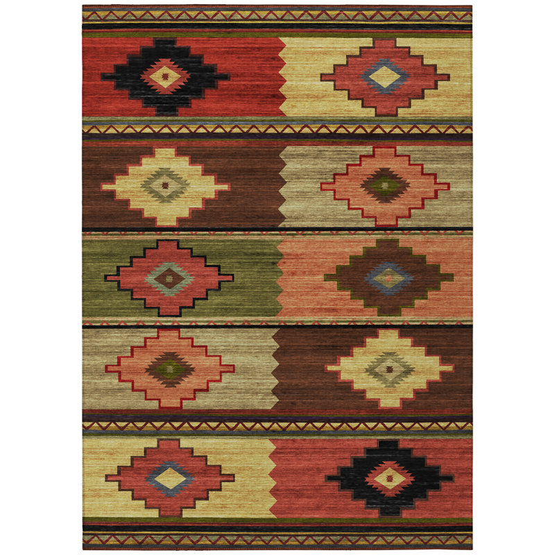 Josai Moroccan Rug, Rectangle 5' x 7'6"
