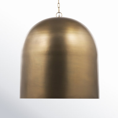 Miles 1 - Light Gold Single Pendant