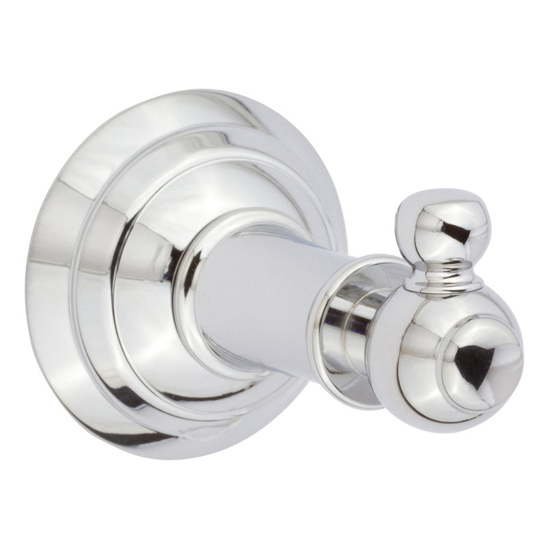 Garnsey Single Robe Hook, Polished Chrome