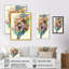 «Cute Lions Floral II», impression sur toile-640568741-640568738