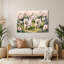 Chiens bolognais, art mural en métal beige-363949691