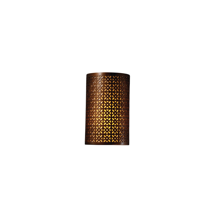 Bruyning Ceramic Flush Mounted Sconce, Incandescent