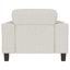 Fauteuil d'appoint capitonné Dana Greige-86637224
