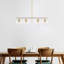 Élégant lustre doré, hauteur réglable 31,9 x 5,9 x 14,2-29,9 pouces | Corps en métal massif avec capuchon en verre | 4 x douilles E14 (40 W maximum) | Design scandinave moderne | Parfait pour le salon et la salle à manger, classe IP20-81398610-109545851