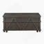 Table basse traditionnelle à plateau relevable rustique avec rangement brun