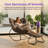 All-Weather Wicker Egg Rocking Chair With Ottoman, Plush Cushions, Indoor Outdoor Lounge-1052796017