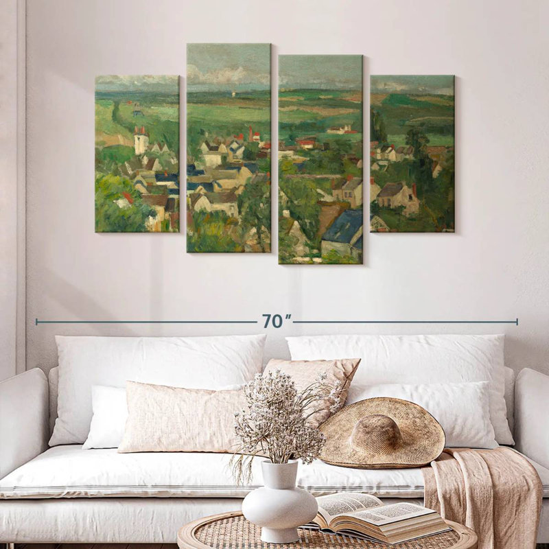 Alvord Auvers Panoramic View, 32" H x 52" W
