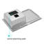 Belfry Kitchen Nicarete 520mm W Single Bowl Stainless Steel Drop-In Kitchen Sink with 1 Faucet Hole