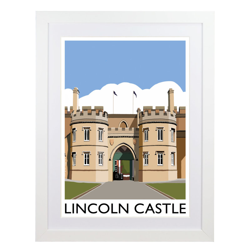 Richard O'Neil - Print, White Wood Frame, 54 cm H x 44 cm W x 2.2 cm D