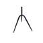 Glacier 18" Accent Table with Lava Marble
