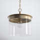 Elstone Single Light Glass Dimmable Pendant