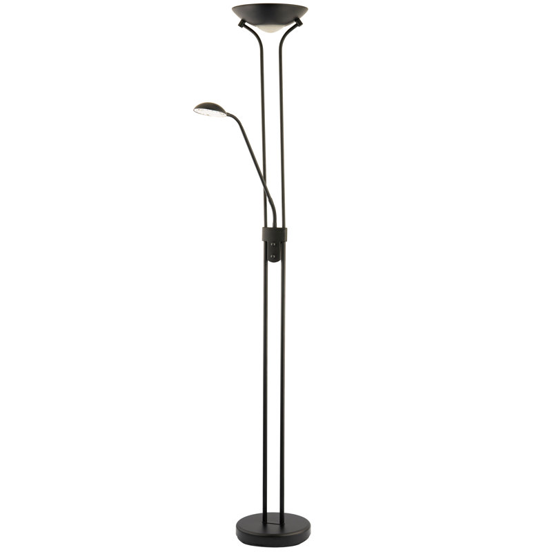 180cm LED Torchiere Floor Lamp, Black