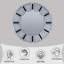 Miroir, miroir d'appoint en faux diamants (assemblé)-130142735-130142736-130142737