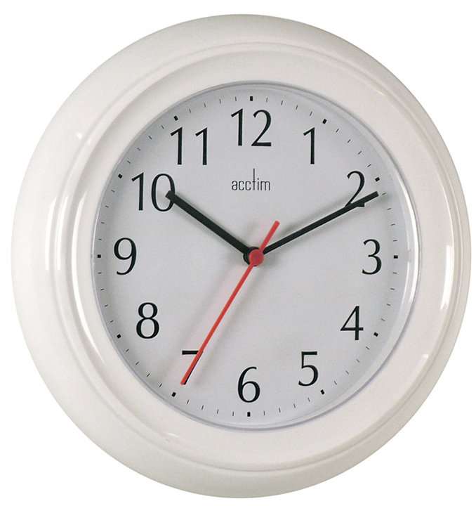 Wycombe Wall Clock, White
