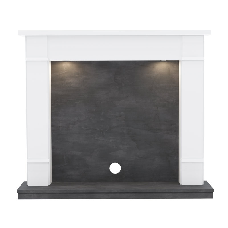 Cheshire Timber Inglenook, White