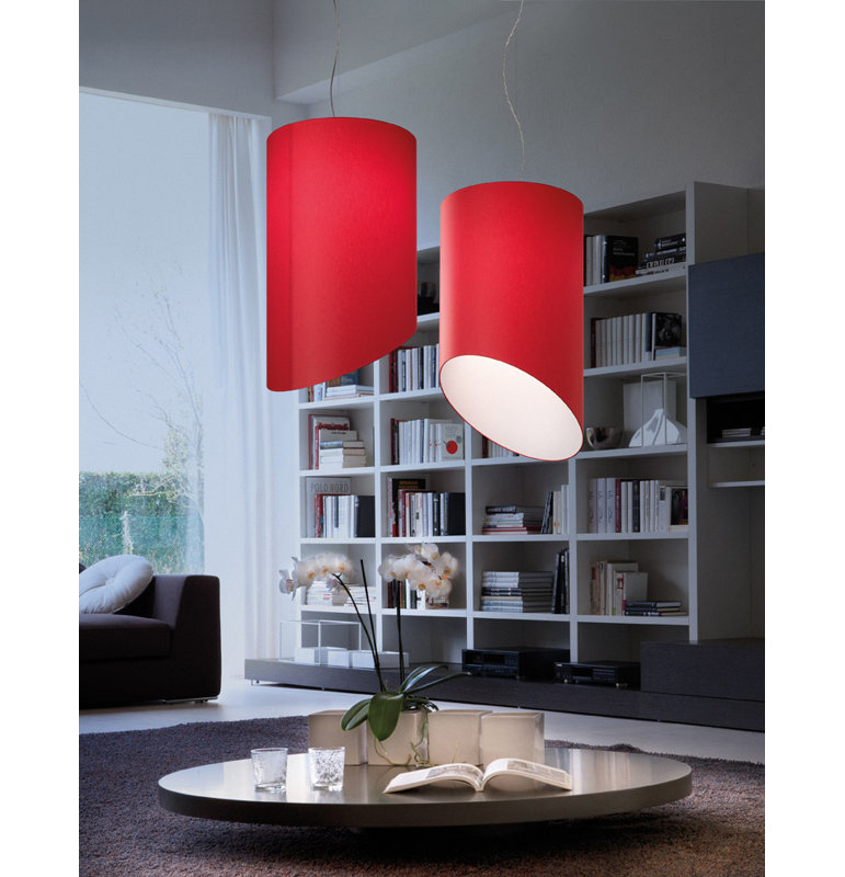 Vanaja 1 - Light Red Unique/Statement Pendant