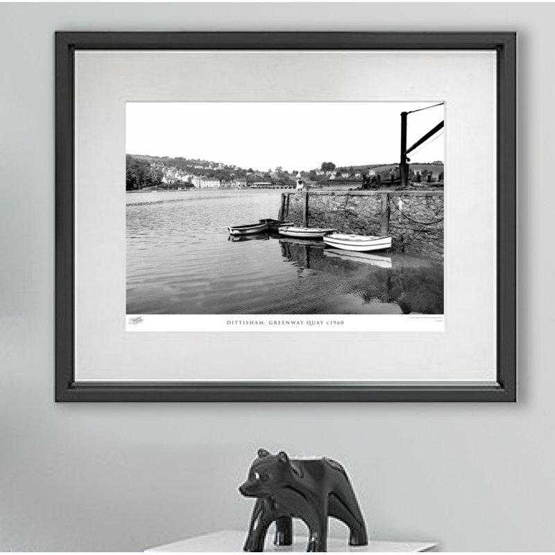 Dittisham, Greenway Quay C1960 - Single Picture Frame Print, 40cm H x 50cm W x 2.3cm D