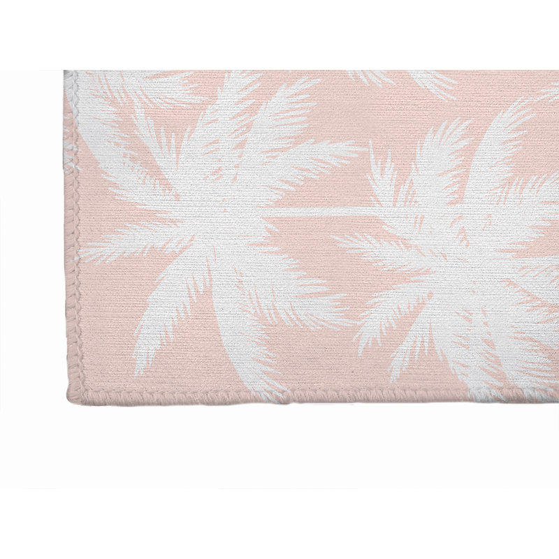 Paillasson Palm, L 24 po x L 36 po, Rose