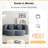 Lozena Boneless 75" Convertible Folding Sofa Bed, Twin Sleeper Sofa with Pillow, Modern Velvet Fabric Floor & Futon Compression Loveseat Couch, No assembly required-333651531