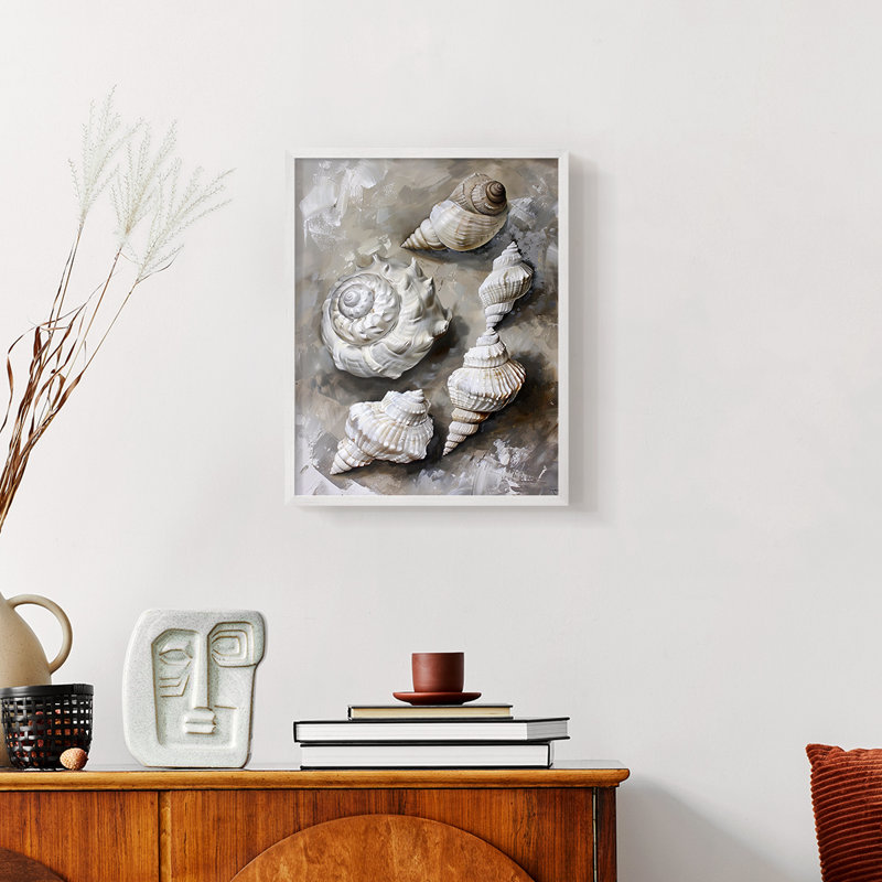 NAUTICAL Series CCLxxxxi - Impression encadrée de qualité supérieure - Prêt à être accroché - Aucun clou requis, Blanc