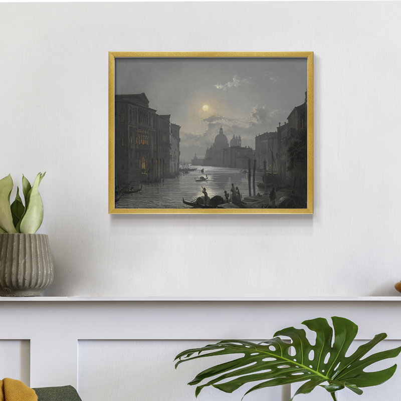 Paysages rétro-dxiv-reproduction encadrée