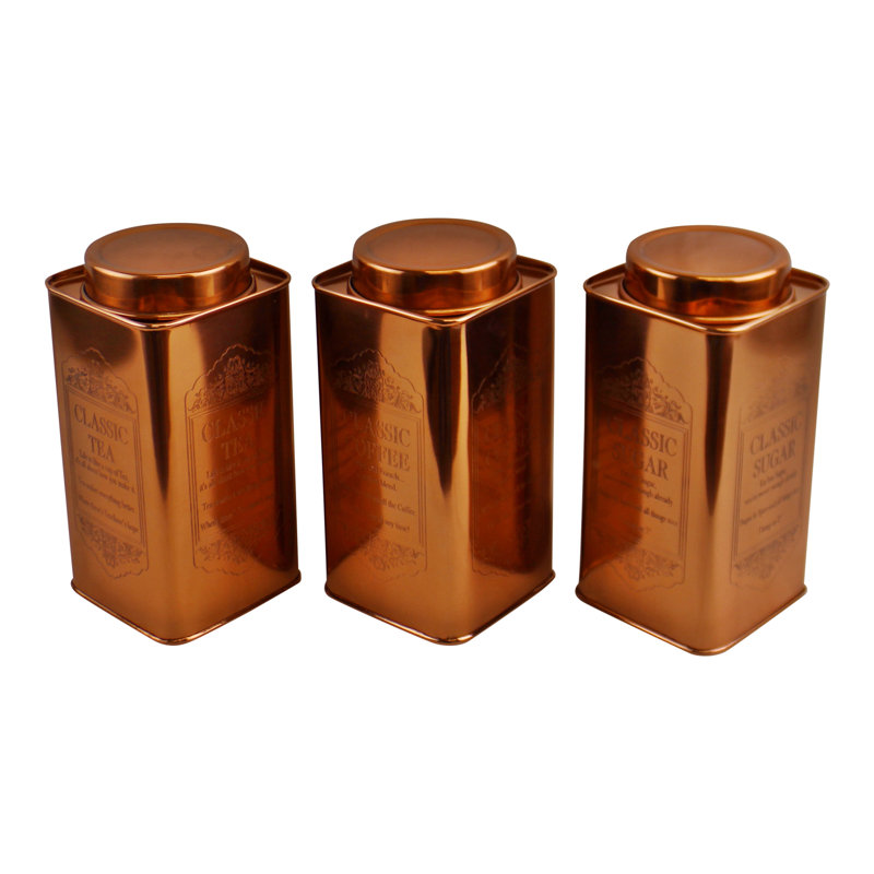 Metal Jar - Set of 3