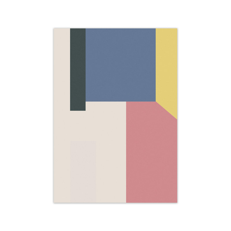 Abstract Multicolour Original - Print, No Frame, 59cm H x 42cm W x 1cm D