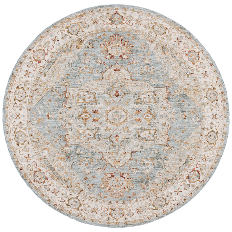 Xanthi Performance Oriental Rug, Round 6'7"