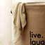 Emanuele Fabric Laundry Bag with Handles