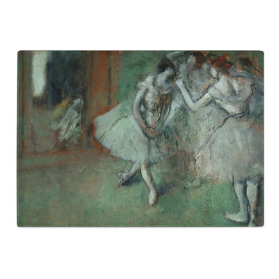 A Group of Ballet Ballerina Dancers by Edgar Degas Chopping Board