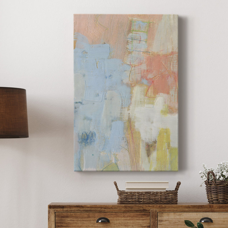 Cully I - peinture sur toile tendue, H 48 po x l 32 po x P 1 po