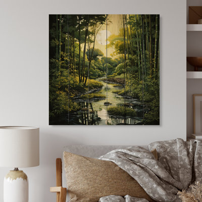 " Asian Art Bamboo Whisper II "