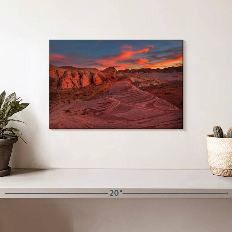 Alvord Valley of Fire State Park, H 8 po x l 12 po