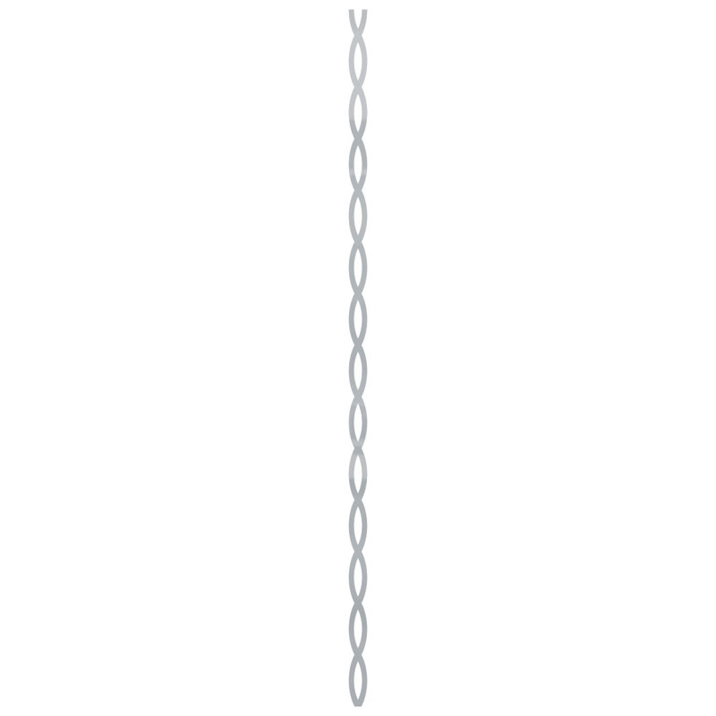 Ensemble de panneaux muraux décoratifs réglables en acrylique Rakaia (paquet de 22), H 94 po x l 2,5 po, Gris