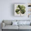 Art mural sur toile tendue - art mural Paula Freeman «Sewn Clover I» pour le salon, la chambre à coucher ou le bureau - 18 x 18