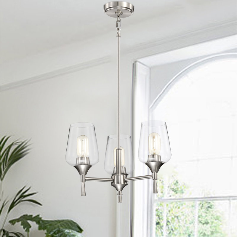 Lustre classique / traditionnel 3 lumières Aidan-James, Noir mat
