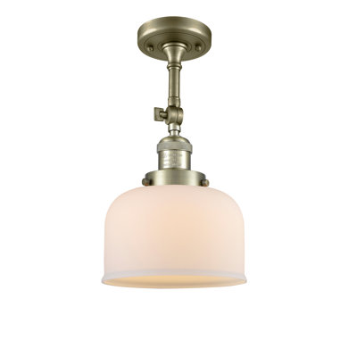 Plafonnier simple semi-encastré 8 lumières Handley
