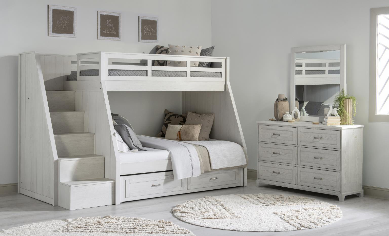 Ashton Kids Twin Over Full Bunk Bed