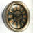 THE GEARS CLOCK Wall Clock with Real Moving Gears LU-LI_ 40 in Round "BUURGLAATZ" BRONZE-ANTIQUE