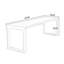 Bureau moderne et simple en bois massif-1444040671