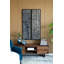 Art mural boîte décorative 15,5 "x 55" rectangulaire en forme de boîte de papier de riz, style transitionnel, ensemble de 2