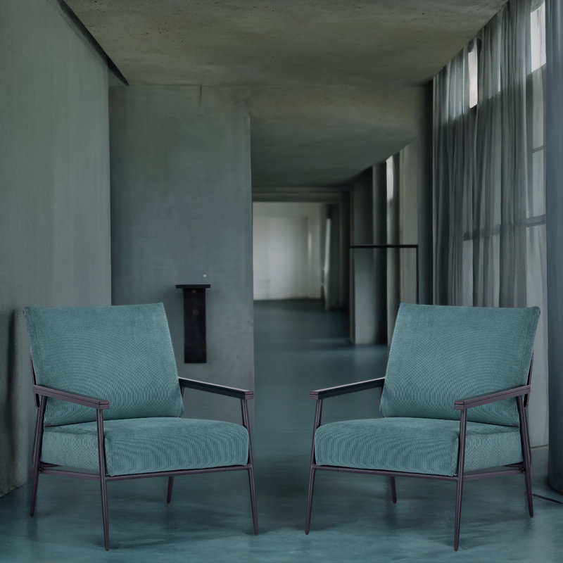 Fauteuil Kaim, 100 % polyester vert
