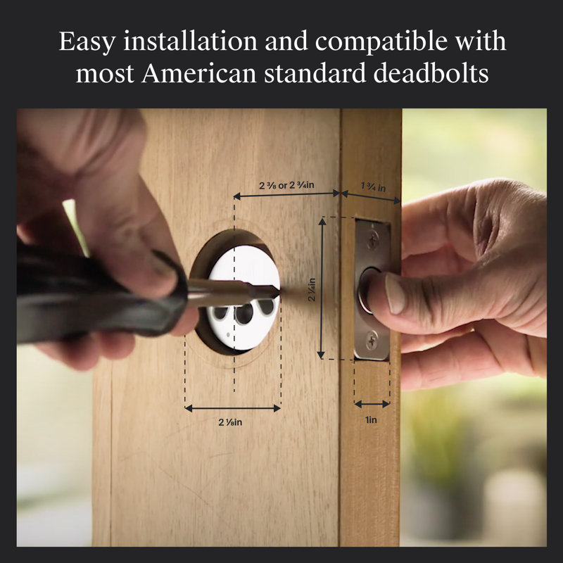 Level Bolt (Matter) – Make Your Lock Smart, Keep Your Keys, Matter-Over-Thread, Works with Apple, Alexa, Google, SmartThings