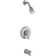 Coralais Bath/Shower Trim Set with Lever Handle and Slip-Fit Spout, Valve Not Included
