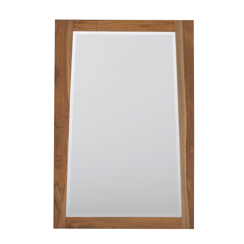 Miroir de salle de bain EcoDecor, H 35 po x l 24 po, Brun